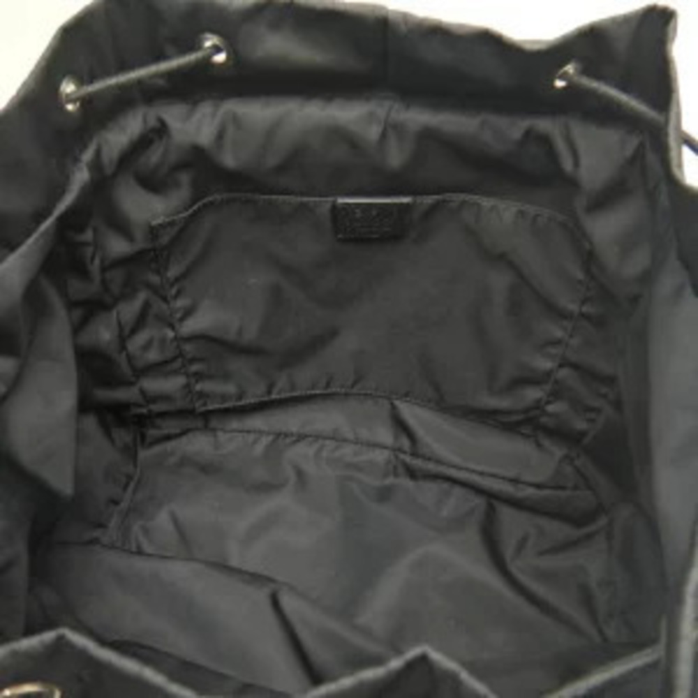 Gucci Backpack Rucksack Leather Black - Picture 8 of 9